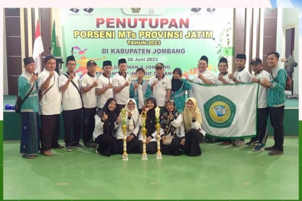 PORSENI MTs Jawa Timur Resmi Ditutup, Kontingen Ponorogo Bawa Pulang 4 Prestasi.