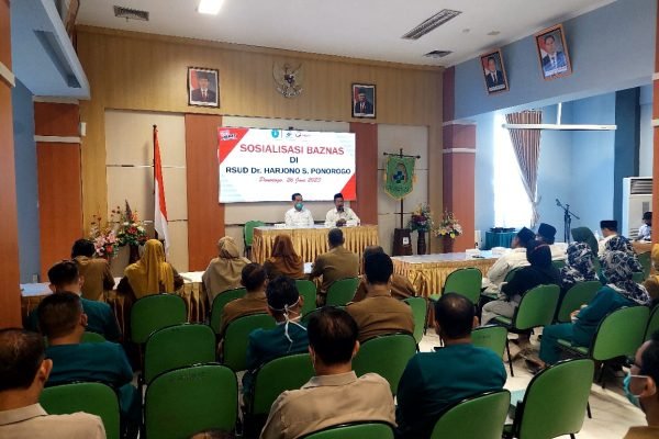 Sampaikan Hal Penting Saat Sosialisasi di RSUD Dr. Hardjono, Ketua BAZNAS Ponorogo: Semoga…