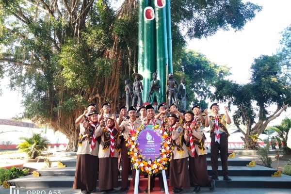 Pasukan Penegak Garuda Gudep Al Islam Ikuti Tapakan Pramuka Garuda Kwarcab Ponorogo