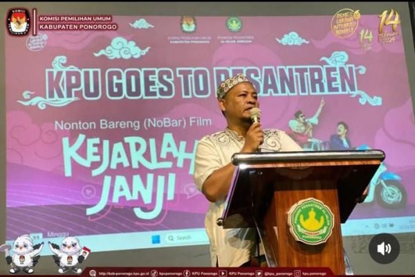 Ikut Serta Meriahkan Hari Santri Nasional, KPUD Ponorogo Gelar Event KPU Goes To Pesantren di Pondok Pesantren Al Islam Joresan