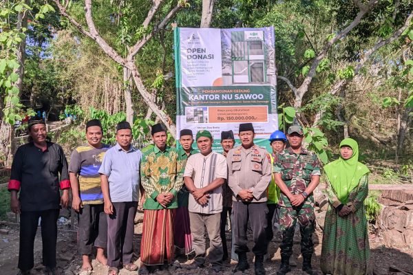 Alhamdulillah…..MWC NU Sawoo Ponorogo Laksanakan Peletakan Batu Pertama Pembangunan Kantor Terpadu