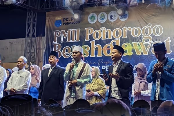 Resmi Dilantik, PC PMII Ponorogo Gelar Kegiatan Sholawat dan Tausyiah Pergerakan