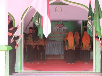 Pelantikan PK. IPNU-IPPNU Komisariat MA Ma’arif Balong Mewarnai Peringatan Isro’ Mi’roj Nabi SAW 1444 H