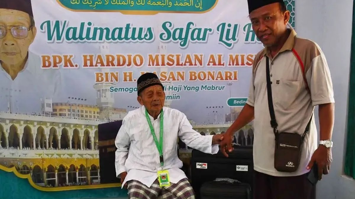 Sosok Kakek Hardjo Mislan Dari Ponorogo, Jadi Calon Jemaah Haji Tertua ...