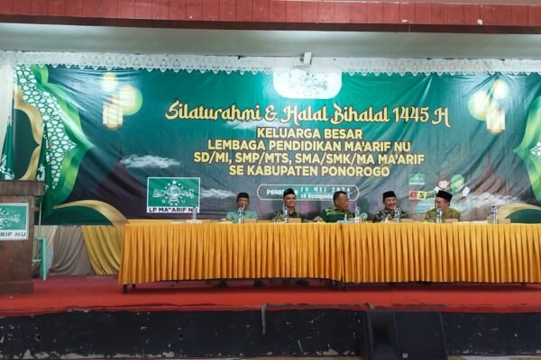 Keluarga Besar LP Ma’arif Ponorogo Adakan Silaturahmi dan Halal bi Halal, Ini Pesan Tegas Kepada Para Guru