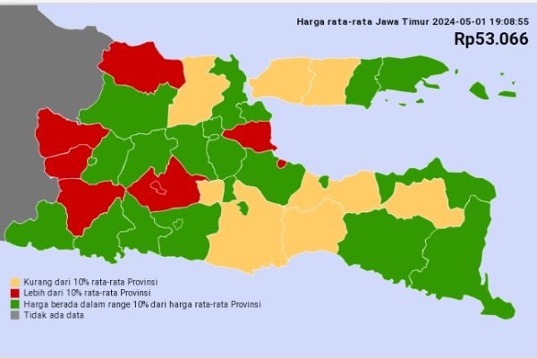Berikut Pergerakan Harga Bahan Pokok Per 1 Mei 2024, Ponorogo Duduki Posisi ke-5 Harga Cabai Tertinggi di Jawa Timur