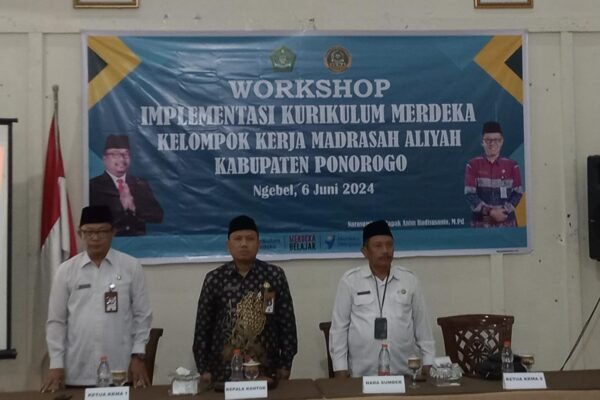 KKMA Kabupaten Ponorogo Adakan Workshop Implementasi Kurikulum Merdeka di Hotel Tlogorejo