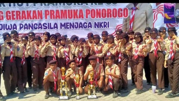 Sakoma Pramuka SMP Ma’arif 1 Ponorogo Raih Prestasi Gemilang di Peringatan Hari Pramuka ke 63