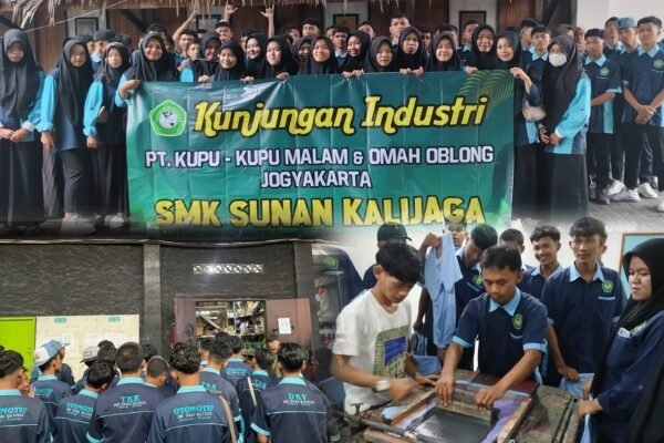 SMK Sunan Kalijaga Ponorogo Kunjungan Industri ke Kupu-Kupu Malam dan Rumah Oblong Yogyakarta