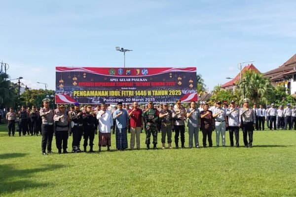 288 Personel Gabungan Dikerahkan dalam Operasi Ketupat Semeru Ponorogo 2025