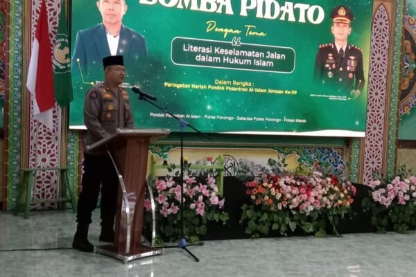 Berkolaborasi dengan Al Islam Joresan, Polres Ponorogo Selenggarakan Lomba Pidato Tertib Lalu Lintas Dalam Rangka Harlah Al Islam ke-59
