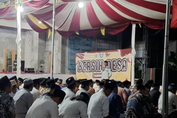 Bersih Desa, Pemdes Tulung Gelar Istighosah: Lantunan Doa Ditengadahkan Berharap Terhindar Balak Musibah