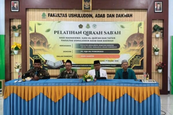 PC JQHNU Ponorogo bersama UIN Kiai Ageng Muhammad Besari Gelar Pelatihan Qira’ah Sab’ah